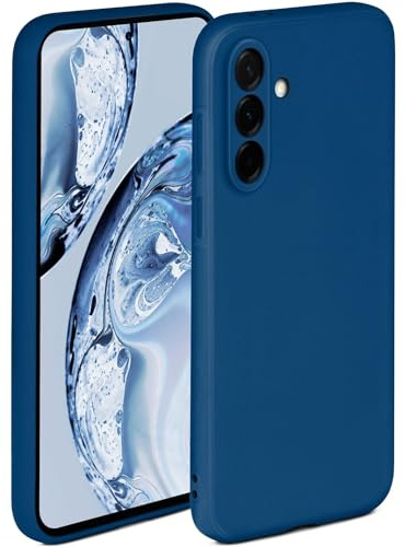 ONEFLOW Soft Case für Samsung Galaxy A37 5G Hülle aus Silikon mit Kameraschutz, Silikonhülle mit erhöhtem Schutz fürs Display, Backcover Schutzhülle, weiche Handyhülle, Blau