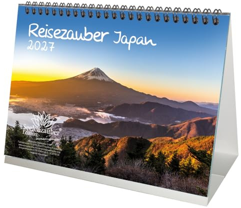 Reisezauber Japan DIN A5 Tischkalender für 2027 Japan Tokio Stadt Reise Land Urlaub - Seelenzauber