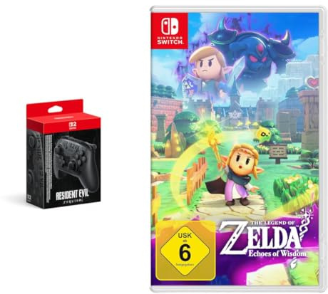 Nintendo Switch 2 Pro Controller Resident Evil Requiem Edition + The Legend of Zelda: Echoes of Wisdom