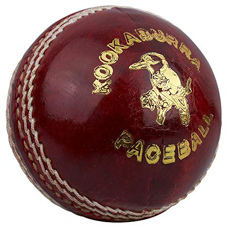 Kookaburra Paceball Cricket Ball, Red - Mens and Youths