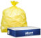 Plasticplace Bolsas de basura amarillas, 31-33 galones 100 / caja de 1.5 mil