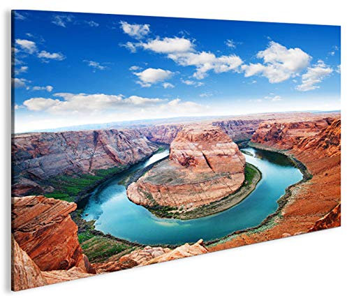 islandburner Impression sur toile Grand Canyon V2 USA Arizona Horseshoe Bend 1p XXL Poster de décoration pour salon