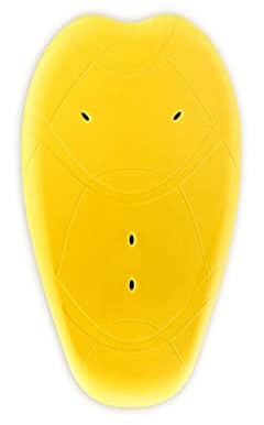 Protector de espalda SAS-TEC para cuero y textil SCL-S 19 en amarillo.