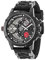 Police Herren Multi Zifferblatt Quarz Uhr mit Silikon Armband 14536JSB/CB