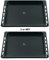 2 x Backblech Fettpfanne NFP93 Bauknecht emailliert 481010539879 Ignis Herd