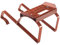 Dachtritt ziegelrot RAL 8004 | Einzeltritt, Steigtritt, Lauftritt, Gitterrost, Komplett Set