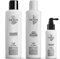 NIOXIN System 1 Starter-Set – Shampoo, Haarspülung und Kopfhaut Serum für naturbelassenes, dezent dünner werdendes Haar – gegen Haarausfall durch Haarbruch und für mehr Widerstandskraft