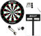 BULLET-Darts Set bestehen aus Dartscheibe, Scoreboard, 27 teiligen Steeldart-Set, Stift und Eraser