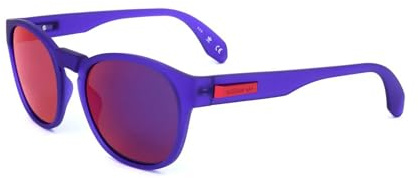 Adidas Unisex-Erwachsene OR0014 Sonnenbrille, (matte violet/blu mirror), 54