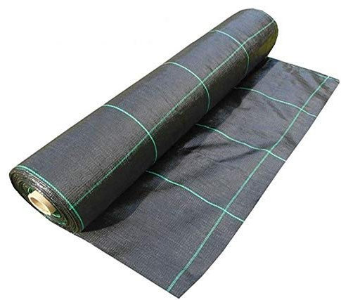 JARDINLIFE Malla Geotextil Antihierbas 100gr Control Maleza (Rollo de 2x100 = 200m²)