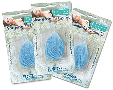 3er-Set Whirlpool Aromaperlen - 3 x 15g Duftperlen im Netz für Aromatherapie - Duftrichtung Ocean, Ozean
