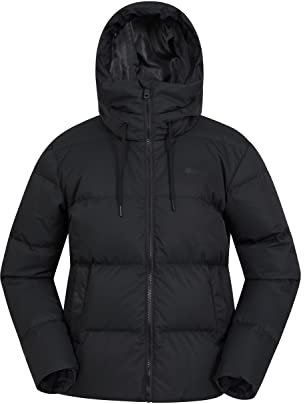 Mountain Warehouse Cosy Wrap Womens Long Down Jacket Black Women's Size 16