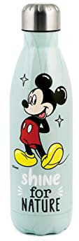 H&H Mickey Surething Bouteille isotherme en acier inoxydable, 0,5 l