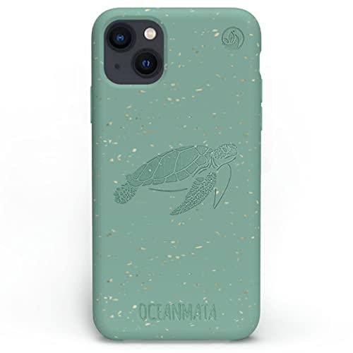 Oceanmata - iPhone 6/7/8/SE2020/SE2022 Hülle Grün - iPhone 8 hülle nachhaltig - Öko Handyhülle - Biologische Apple iPhone Hülle Ozean Plastik Nachhaltig