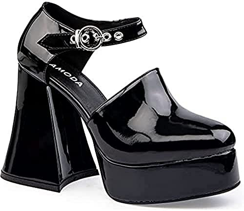 LAMODA Damen One in A Million Court Shoe, Black Patent, 40 EU