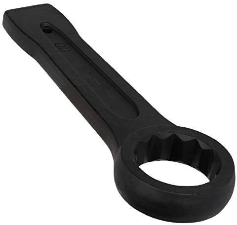 Boxonly Slogging Ring Wrench Box End Striking Wrenches Metric Slogging Flat Single Ring Spanner 50mm