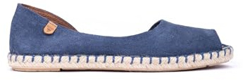 VERBENAS Espadrilles Leder Espadrilles Cruz Navy