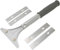 YUTAN 4 Heavy Duty Wall Non Slip Soft Grip Scraper Tool - Effortless Removal of Wallpaper, Floor Tiles, and Stubborn Materials - Durable and Ergonomic Design