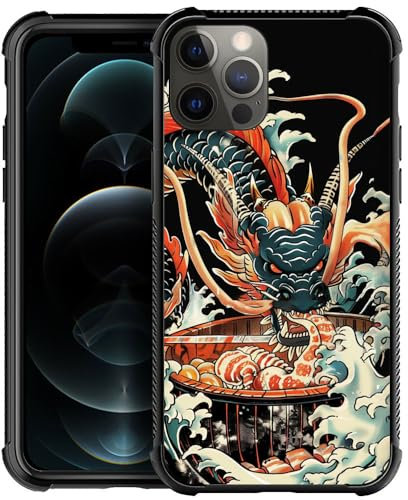 DJSOK Case Compatible with iPhone 11 Pro Max,H Dragon Sushi with Four Corners Shockproof Protection Soft TPU Bumper and Hard PC Pattern Back Case for iPhone 11 Pro Max