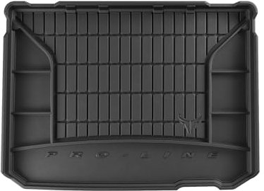 Bandeja para maletero de coche ProLine 3D compatible con Jeep Renegade 2014 - Fabricada en goma - Nota: maletero superior - Tipo de coche: SUV - Material TPE duradero - Bordes más altos