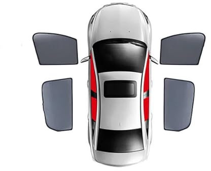 Sonnenschutz Auto Für Opel Für Insignia B Für Sedan Z18 2017-2021 Auto Sonnenschutz Schild Frontscheibe Hinten Seite Fenster Sonnenschutz Visier Falten Sonnenblende(Color:4PCS)