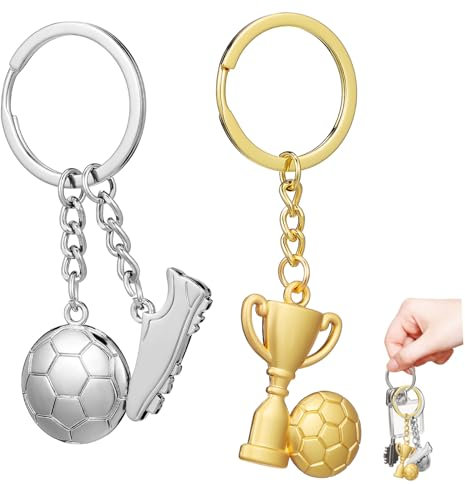 KICHOUSE 2 Stück Fußball Schlüsselanhänger Fußballzubehör Fußball Schlüsselanhänger Für Jungen Schlüsselanhänger Fußball Schlüsselanhänger Fußball Schlüsselanhänger Große Fußball