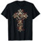 Gothic Kreuz kombinierte Uhr Gothic Kreuz T-Shirt