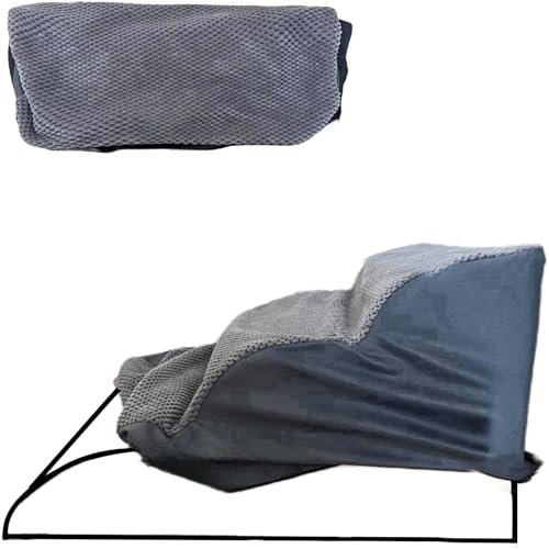 Trhillsbrad Cubierta para escalera de perro, 3 pasos, 40 cm de alto, funda de repuesto para peldaños de espuma con 3 escalones grandes (solo para el puente de perros Trhillsbrad), tamaño adecuado: 40