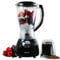 Britly Electric Blender and Smoothie Maker | 500W Jug Blender with Stainless Steel Blades | 4 Speed Settings Plus Pulse Function | 1.5L BPA-Free Plastic Jar | Coffee/Spice Grinder Jar – Black
