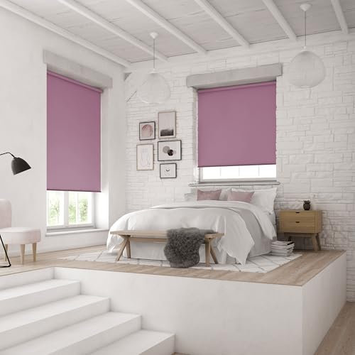 MTM No Drill Blackout Roller Blind [28mm, Up to 150cm Width, Up to 160cm Drop]