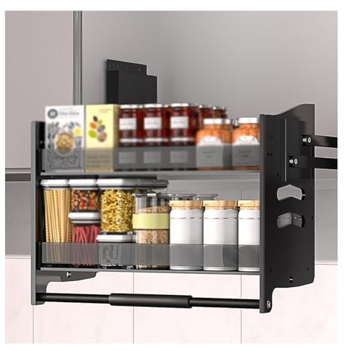 Nizer Meuble d'angle à 2 étages pour couverts et épices Système S pour appareils de cuisine Solution de rangement