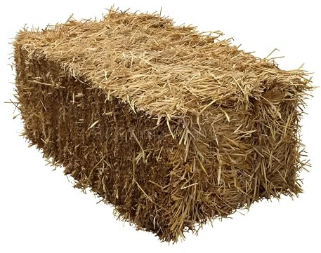 Paulnala – Dein XXL Onlineshop | Weizen - Stroh HD Ballen 10 kg – Hochverdichtet & Staubarm | Direkt vom Erzeuger
