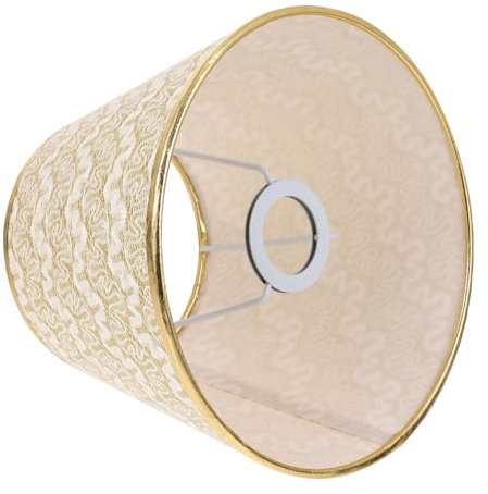 Angoily 1stk Lampenschirm Gefälschte Glyzinie Ultraleicht Blumendekoration Schnitzen Ästhetik Der Raumdekoration Plattenspieler Dekoration Lichtventilator Einheit Eukalyptus Stoff Golden