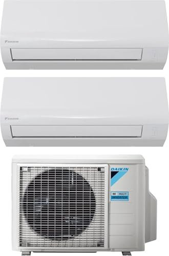 Climatizzatore 9000 + 12000 Btu, Dual Split, con Pompa di calore, Classe energetica A++/A+