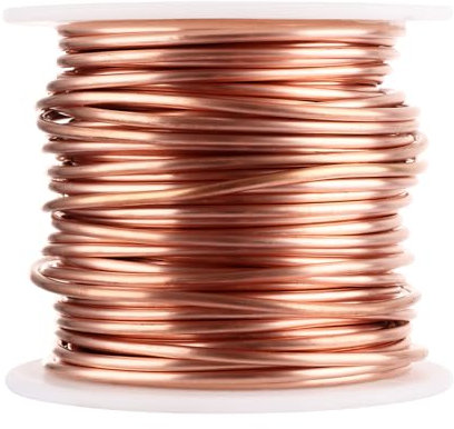 LDHHYH 99.9% Soft Copper Wire, 12 Gauge/2mm Diameter 22M/72Ft Spool Pure Copper Wire for Jewelry Craft, DIY Crafting, Electrical Projects, Model Making, Garden Plants