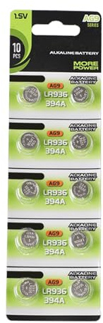 10pcs/20pcs Alkaline Button Cell Batteries 1.55V Coin Cell Batteries for Watches Calculators AG7/LR57 AG8/LR55 AG9/LR45