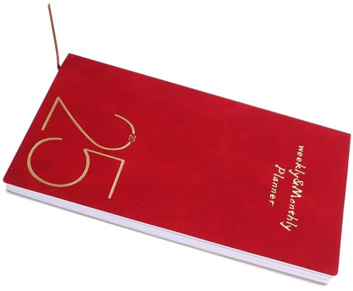 Parliky Zeitmanagement Jahresplaner Englisch mit Wochenkalender und Notizbuch Tage Umfassender Kalenderplaner für Schüler und Lehrkräfte Praktisches Büro Planungsjournal