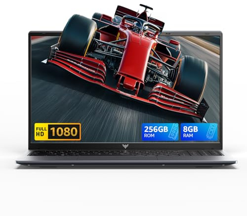 ACEMAGIC 15.6 Ordenador Portátil Procesador N97 hasta 3,6GHz, Portatil 8 GB RAM 256 GB SSD, Expansión 2TB, WiFi 5, 1920 x 1080 FHD, Tipo-C, USB 3.2, HDMI, BT 5.0, Laptop Teclado QWERTY Español, Gris