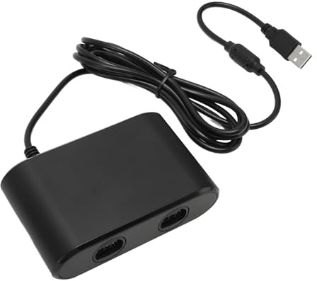 ZDETGU N64-Controller-Konverter-Adapter für und PC, Multi-Plattform-Gamepad-Unterstützung mit Home-Funktion, Plug-and-Play-Dual-Joystick-Kompatibilität für Nahtloses Gaming