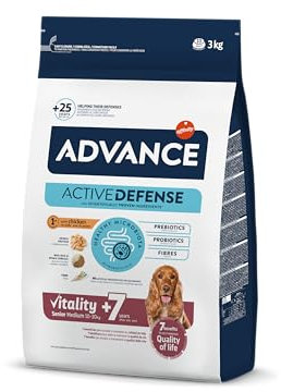 ADVANCE Medium Senior Trockenfutter Hund, 1-er Pack (1 x 3 kg)