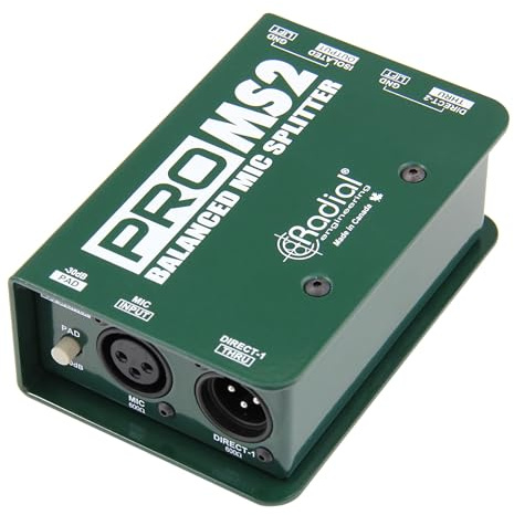 Radial ProMS2 Passive Microphone Splitter