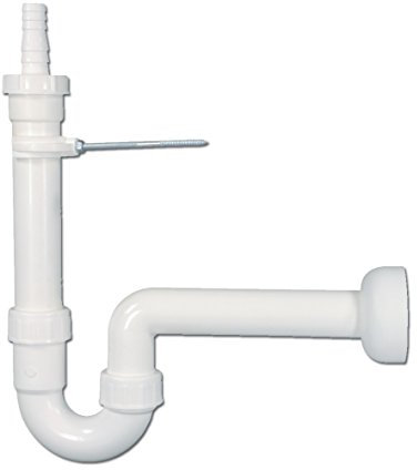 Siphon 1 1/2 x 50mm weiß Ablaufgarnitur Viega Waschmaschine Spülmaschine Geräteanschluss