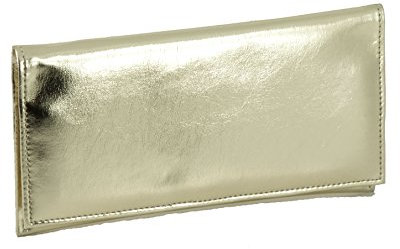 LONI Matinee Porte-monnaie pour femme, doré, M, Classique