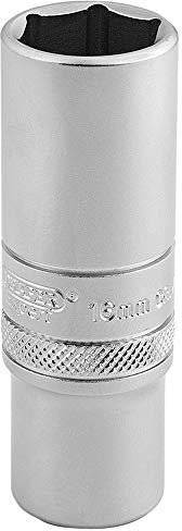 Draper 16584 Metric 3/8-Inch Square Drive Hi-Torq 6-Point Deep 16 mm Socket , Blue