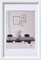 walther design Cadre Photo Blanc 20 x 30 cm avec Passe-Partout, Cadre en Plastique Style Acier ES030W