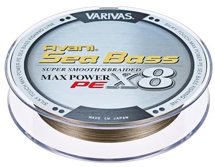 Varivas - AVANI SEABASS MAXPOWER PE X8 150 m (Status Gold, 1,2 10,9 kg)