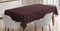 ABAKUHAUS Rot und Schwarz Tischdecke, Romantische Vintage Rose, Personalisierter Druck mit Klaren Farben Waschbar Wasserfest kein Verblassen, 140 x 200 cm, Schwarz Rot
