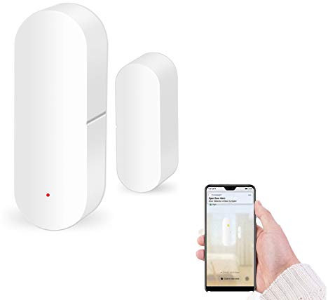 WiFi Fensteralarm Türalarm, Tür Fenster offen/geschlossen Sensor Detektoren Sprachsteuerung Fenstersensoren Drahtlose Home Security Alarmanlage- Sicherheitstechnik Einbruchschutz