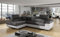 Ecksofa Antos mit Schlaffunktion Bettkasten Seite Rechts und Links Sofa Möbel 23 (Sawana 05+Soft 17, Links)