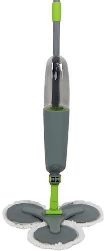 PAMA GROUP Lavapavimenti a Spruzzo,Mop con vaporizzatore Integrato Adatti Legno Laminato in Ceramica Piastrelle per Pavimenti, capacità Rotante a 360°, con capacità Serbatoio di 500 ml (Verde)